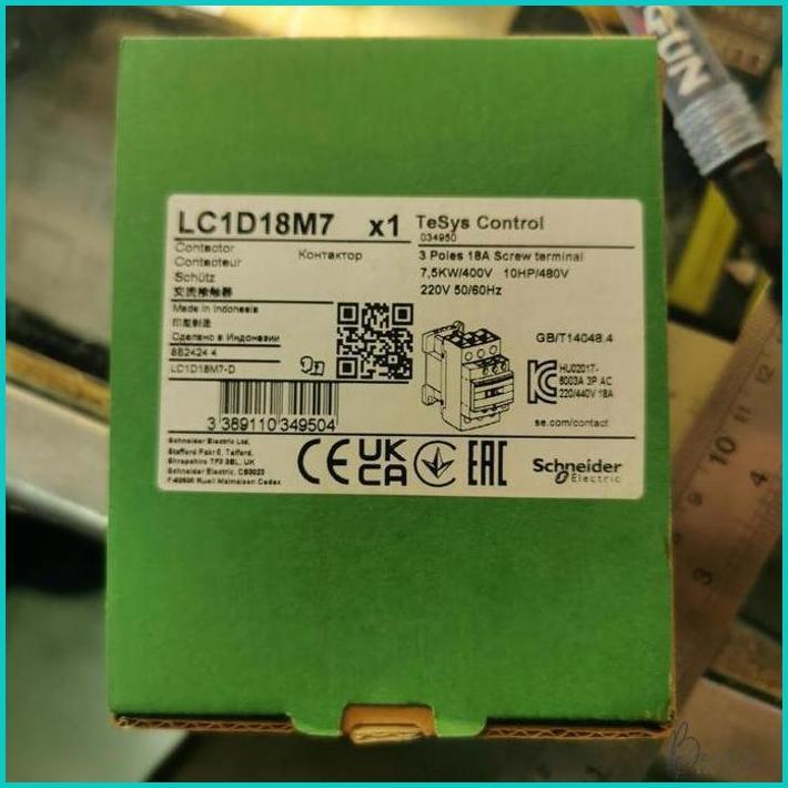CONTACTOR 18A SCHNEIDER LC1D18M7 SCHNEIDER KONTAKTOR SCHNEIDER LC1D18M7 READY