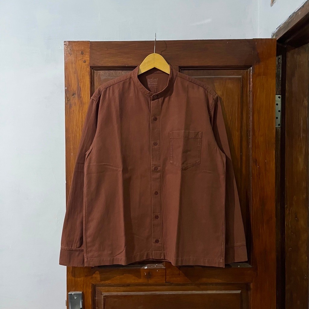 [L] Muji Shanghai Brown Shirt (KM-327)