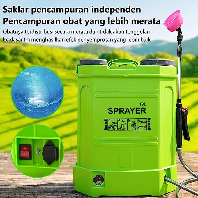 warkahbagus8 - sprayer manual 16/18 liter hama padi sprayer alat semprotan  alat semprot pertanian 1