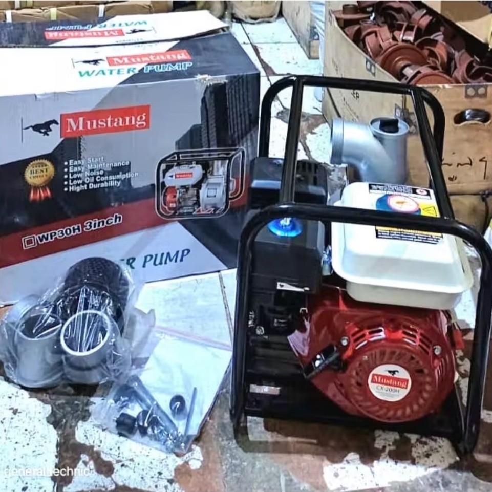 Mustang WP30 Waterpump Pompa Air Sawah WP30 Pompa Irigasi WP30 Alkon Pompa Sawah Mustang WP30H 3" In