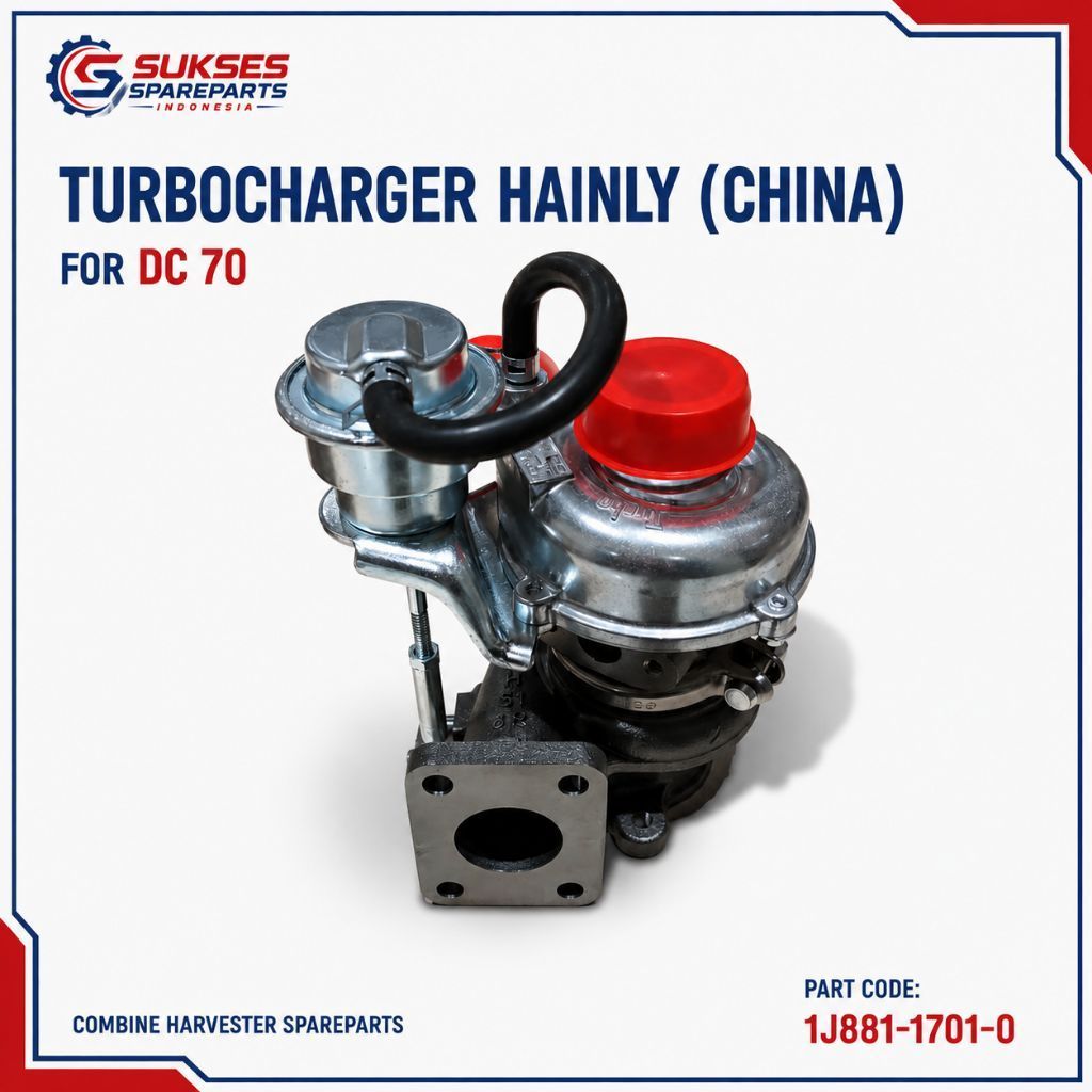 TURBO DC 70 | TURBOCHARGER HAINLY (CHINA) DC 70 1J881-1701-0 | Grosir Spareparts Combine