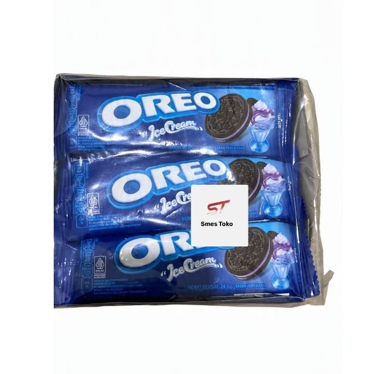 Oreo Biskuit Ice Cream (1 Pack isi 12Pcs)