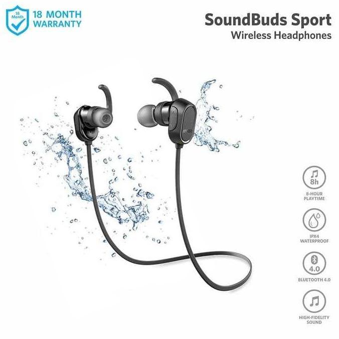 anker A3233 SoundBuds Sport Earphone Bluetooth
