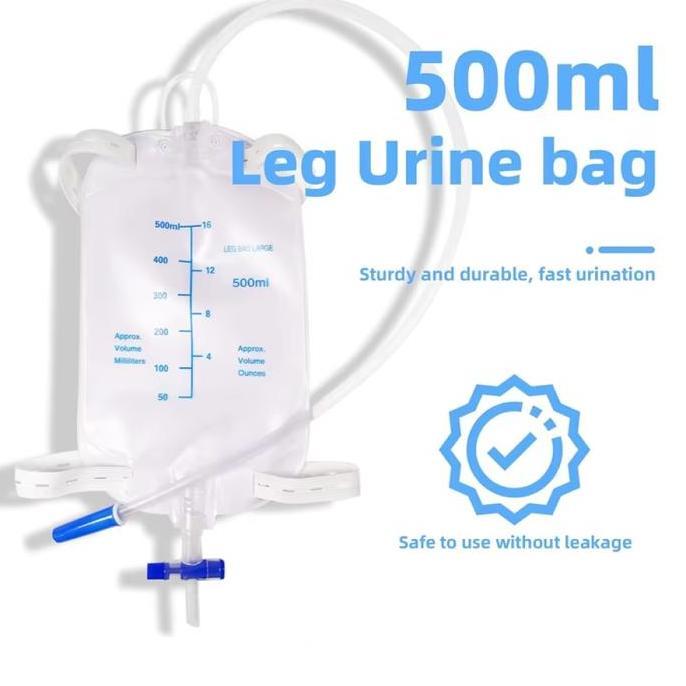 NDAP Kantong Urin Kateter Pria Catheter Urinal Bag 500ml