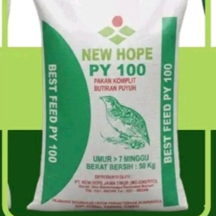 New hope puyuh pakan puyuh PY100 PUYUH PETELUR 10KG