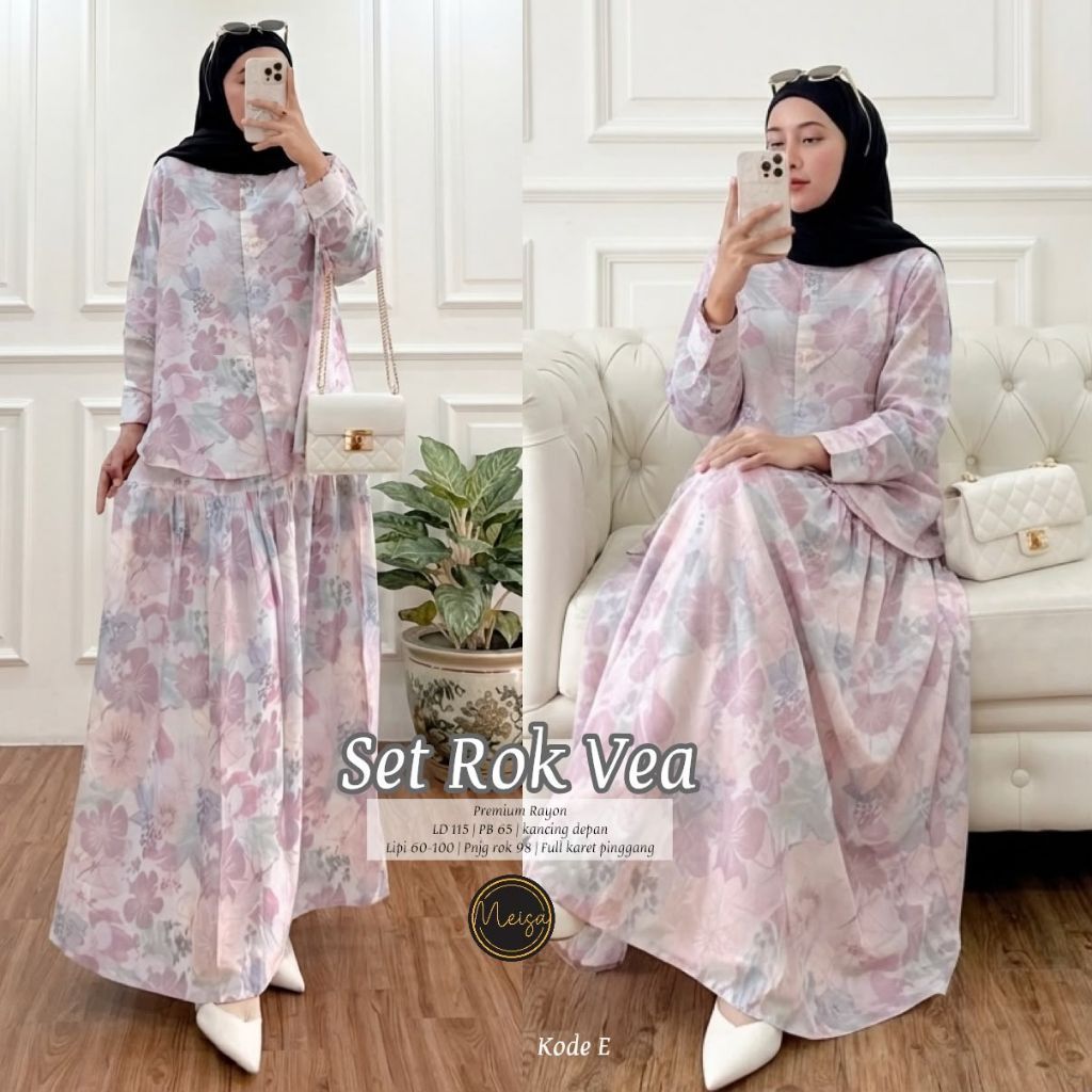 Vea set rok - Acha Set rok by meisa - Viola set rok by syakira | Felicia set rok by meisa