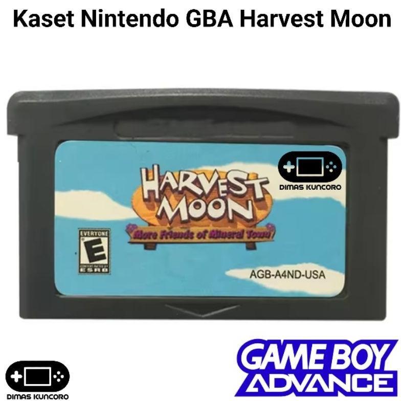 Kaset Nintendo GBA Harvest Moon gameboy advance sp micro ds lite fat