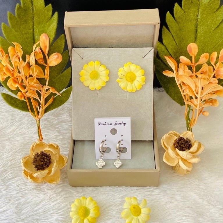 Anting Jepit Lucu Silver
