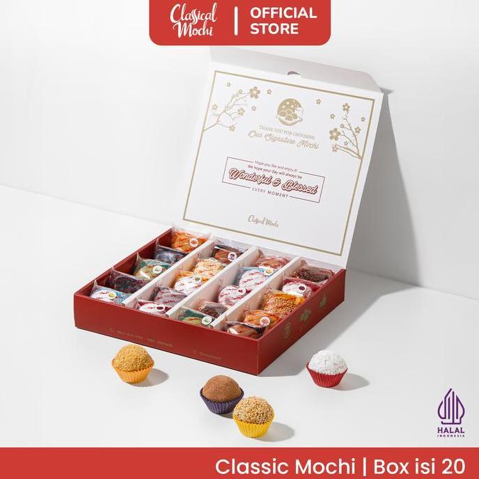 Kue Mochi Enak ( Box Isi 20 ) - Classical Mochi