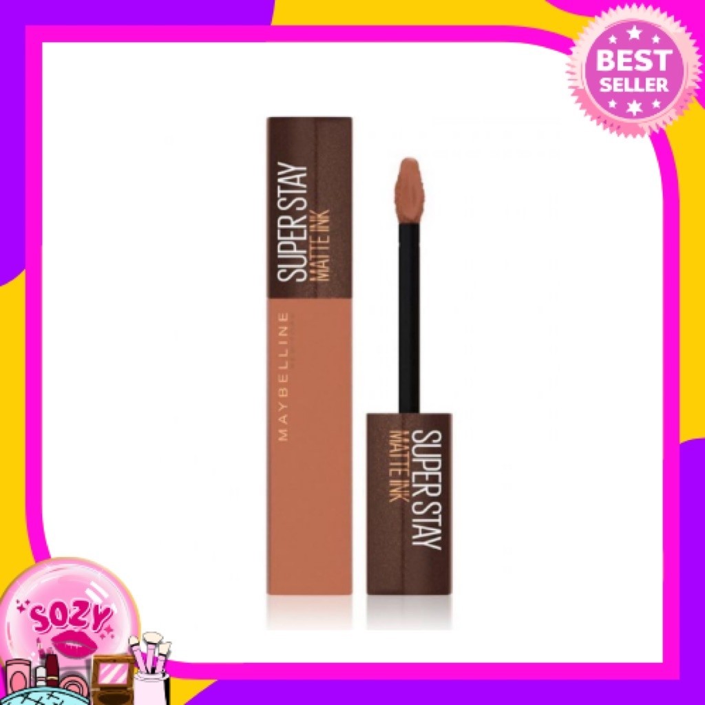 Maybelline Superstay Matte Ink Liquid Matte Lipstick Make Up Coffee Edition | SOZY Beauty Shop
