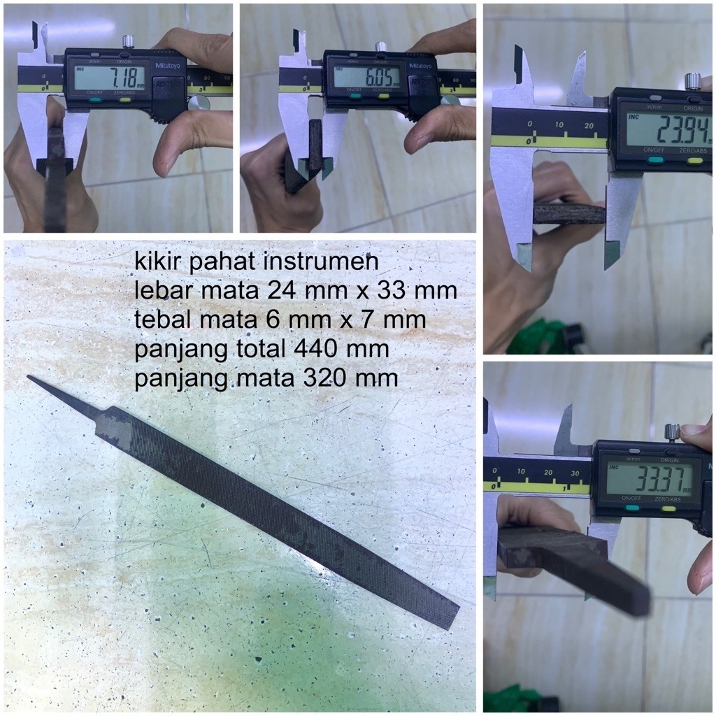 Kikir pahat instrument bekas seken layak pakai.. pahat kikir instrument