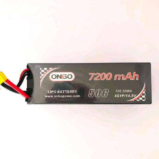Lipo 4S Hardcase 14.8V 7200Mah 50C Onbo Power