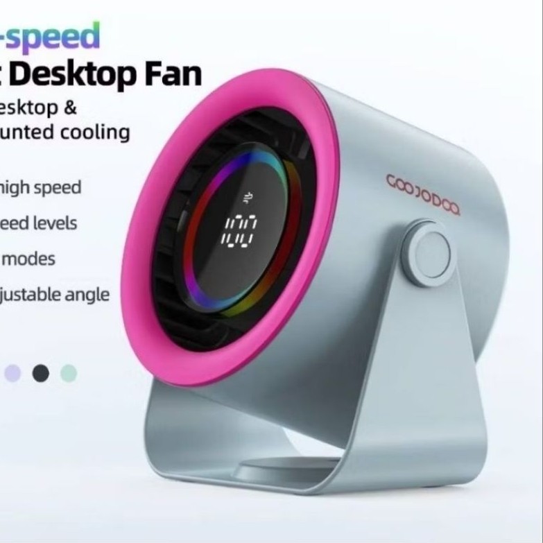 GOOJODOQ GFS008 HIGH SPEED DESKSTOP TURBINE CIRCULATING FAN