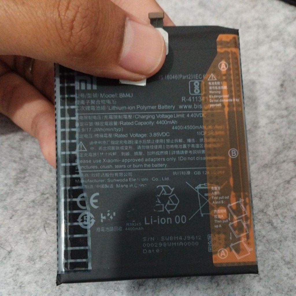 BATERAI BATT BATERAY BATTERAI BATTERAY REDMI NOTE 8 PRO BM4J ORIGINAL COPOTAN ASLI