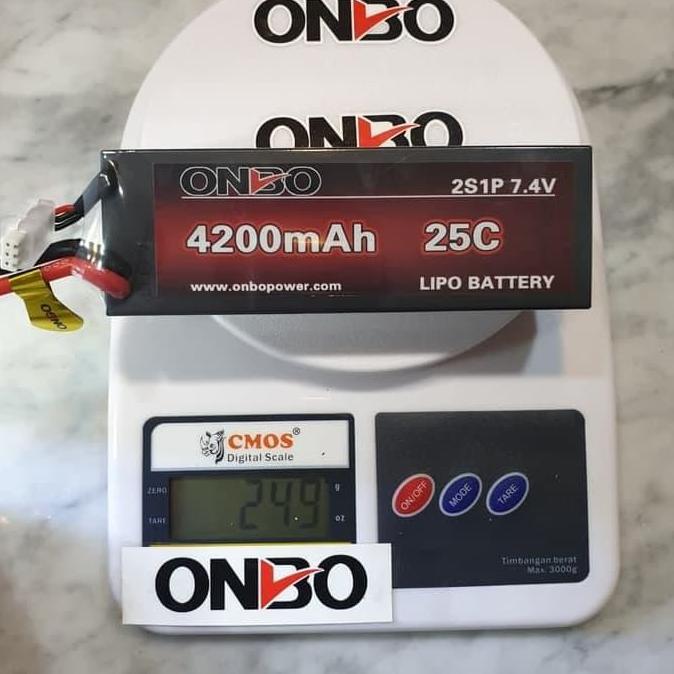 Lipo 2S Hardcase 7.4V 4200Mah 25C Onbo Power