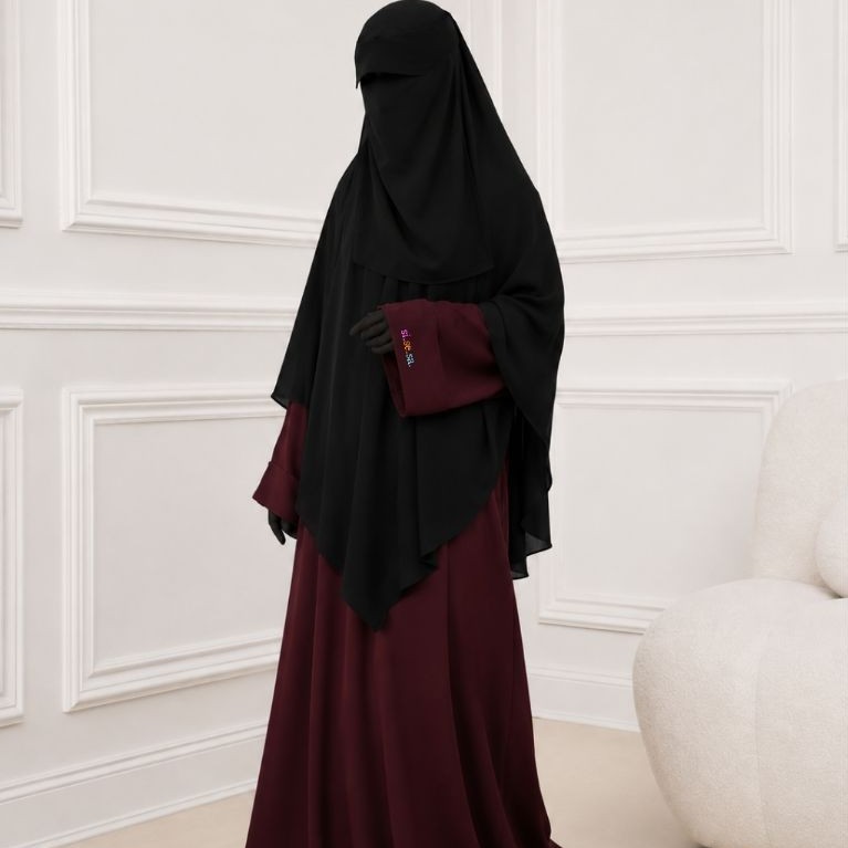 Abaya Anti UV khas Sisesa by sjsesa full swarovski premium Gamis clothing