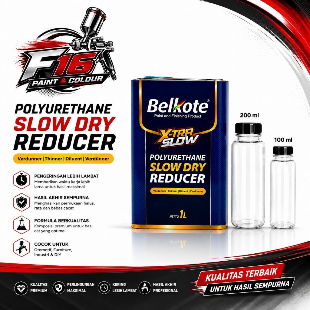THINNER BELCOTE POLYURETHANE SLOW DRY X-TRA SLOW KEMASAN ECER