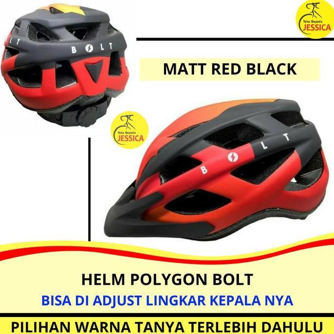 Helm Sepeda MTB Roadbike Polygon Bolt