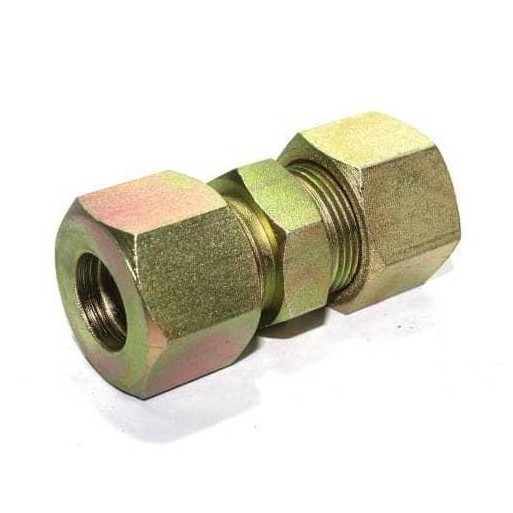 [] Union OD 8MM X OD 8MM Steel Hydraulic Connector