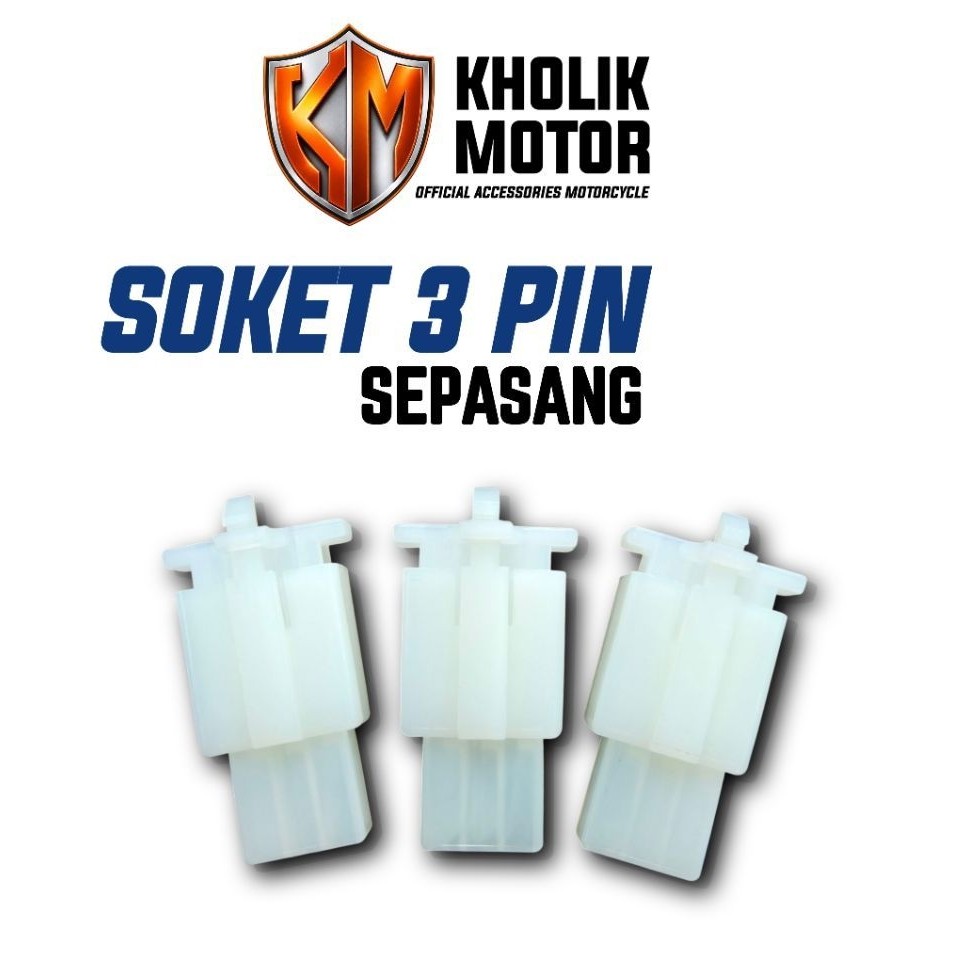 Soket kabel 3 pin soket isi 3