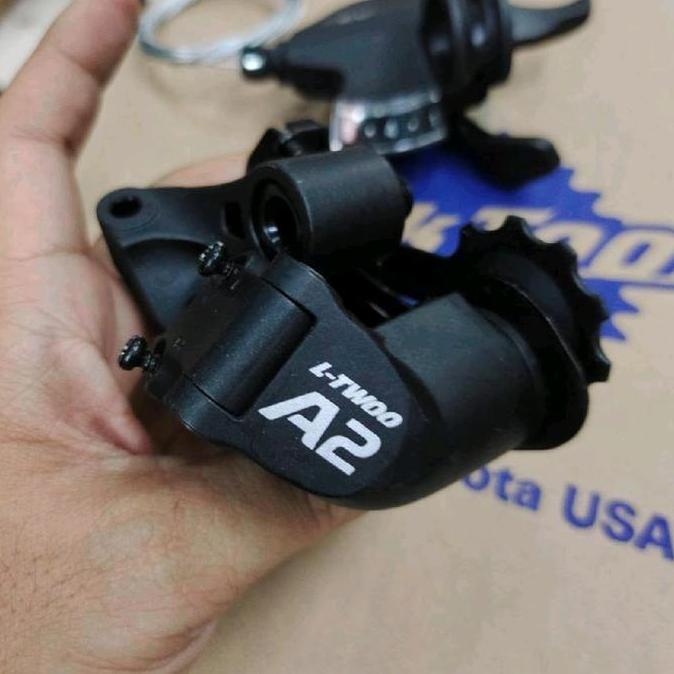 Promo Shifter Dan Rear Derailleur Rd 7 Speed L-Twoo A2 7 Sp Short Cage Pendek Sepaket Rd Dan Shifter