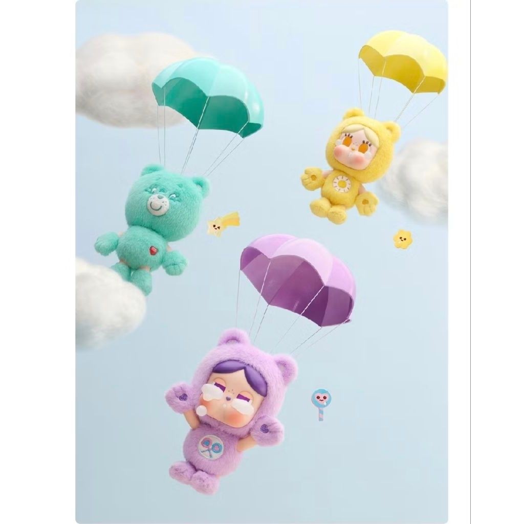 READY SIAP KIRIM CRYBABY x CareBears ~ selected~ Share Bear (Ungu)