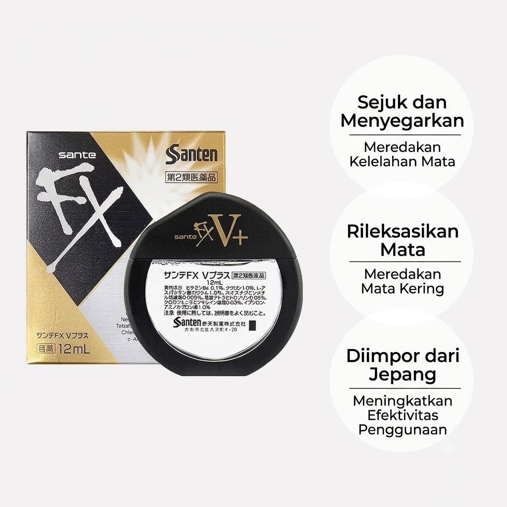 Krim Mata Sante FX V Plus 12mL Japanese Eye Cream EXP 2028.11