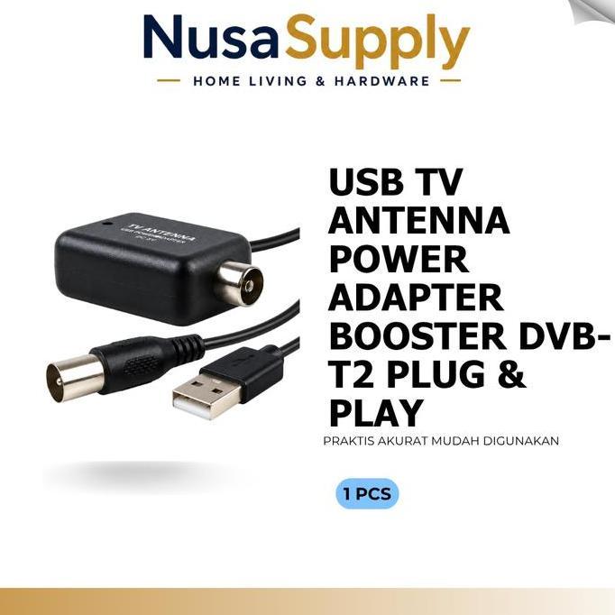 brazarstore45 - penguat signal antena tv tuner digital usb dvb t2 portable untuk smartphone android