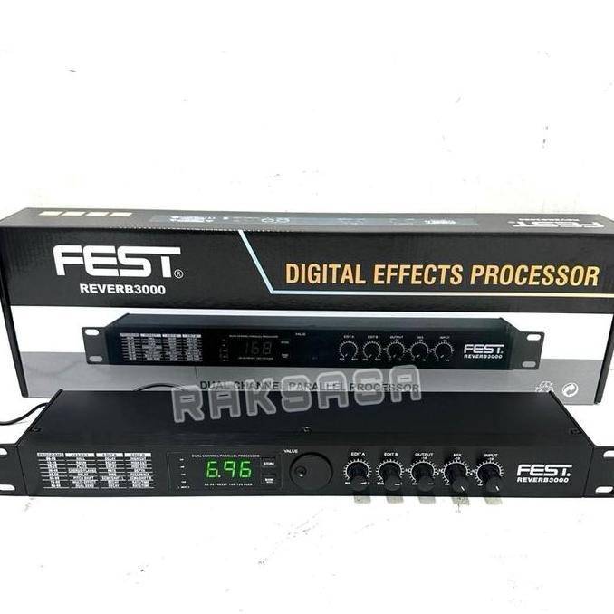 EFEK VOCAL FEST REVERB3000 REVERB 3000 ORIGINAL