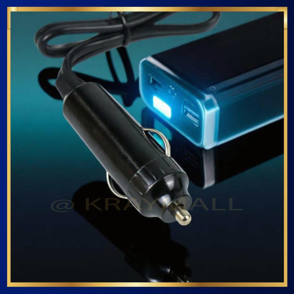 Taffware Power Inverter Mobil dengan 2 USB Port 150W 220V - PI-150W