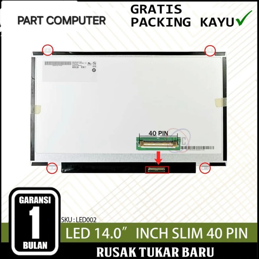LCD LED 14.0 Acer Aspire V5-431 V5-431G V5-471 V5-471G
