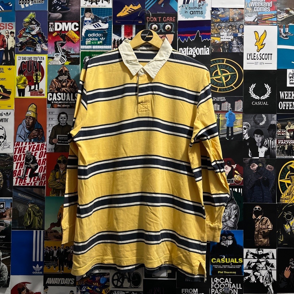 Long Sleeve / Polo Shirt / Rugby Shirt / Vintage / Second / GIORDANO