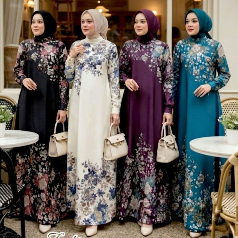 DRESS ZAZKIA BAHAN COTTON ULTIMO LD 110 PB 142