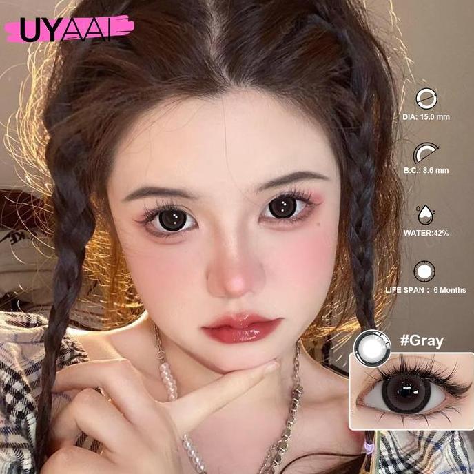 Eyekit- Uyaai Softlens Lollipop Color Lensa B Eyes 14.2-15 Mm 6 Month Lens