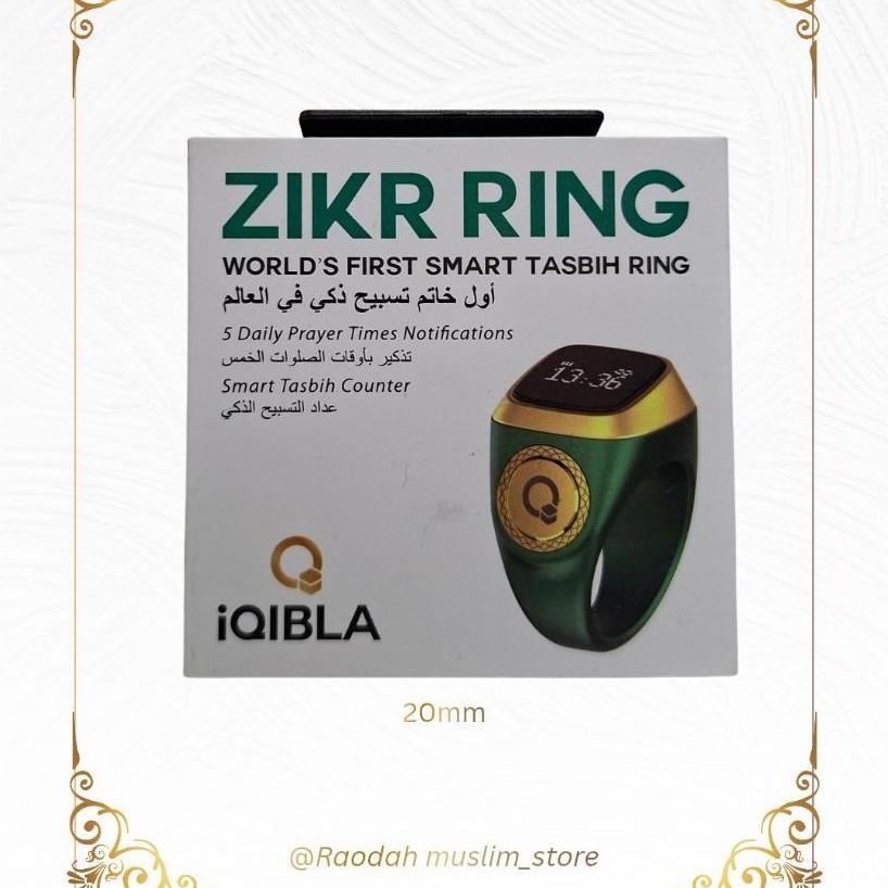 Cincin Tasbih Digital-Zikir Ring 100% original