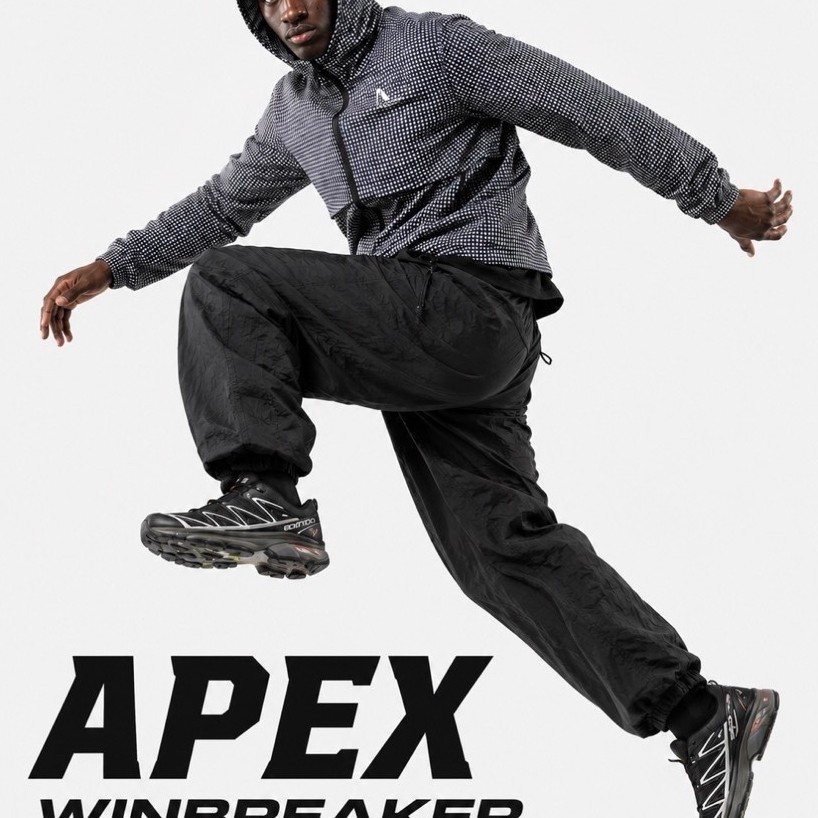 Pelvoux Apex Windbreaker Plaid Pocketable Jacket