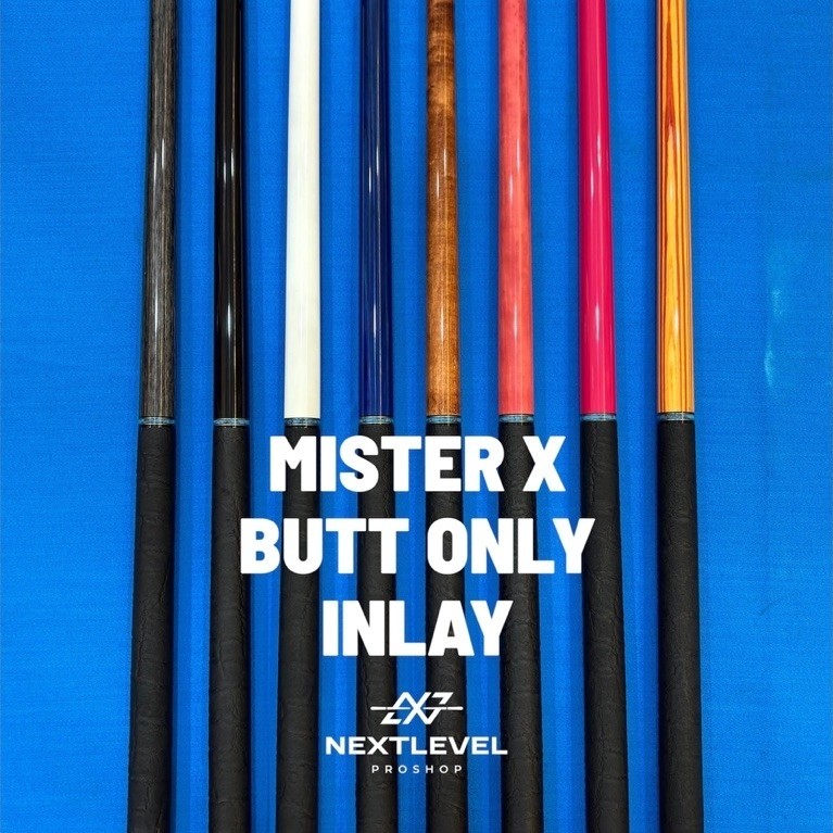 Mister X cue Butt only inlay, Shaft Only