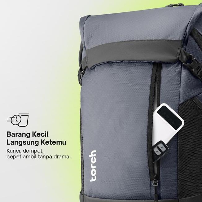 Torch Bapa Ishikari 202 Liter Tas Ransel Sekolah Pria