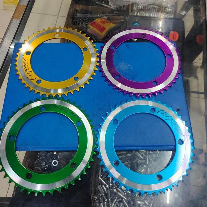 Chainring Lasco 44T Bcd 130 Lasco Original Singel Speed Folding Fixie Bmx
