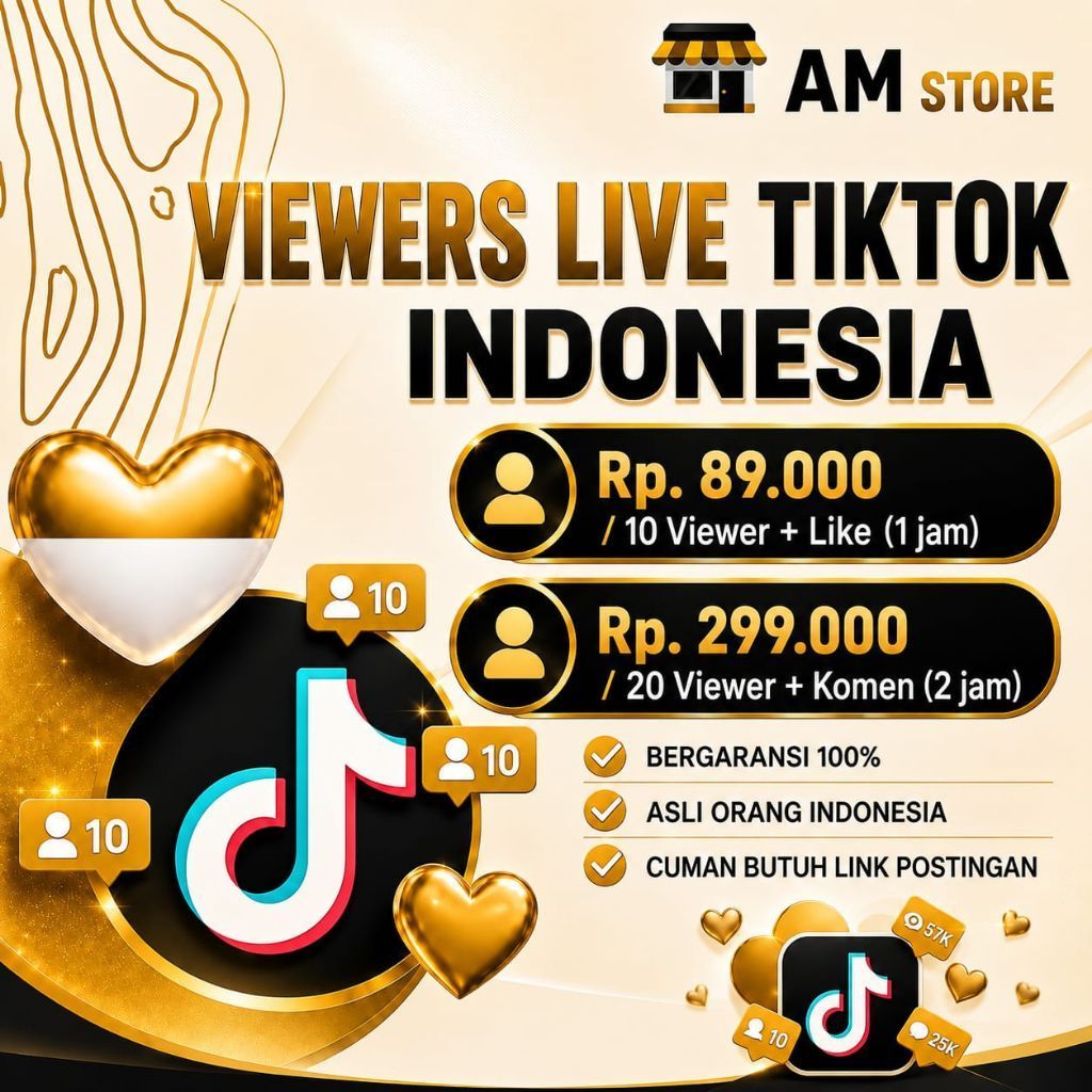 Jasa Viewers Live Tiktok  REAL Indonesia