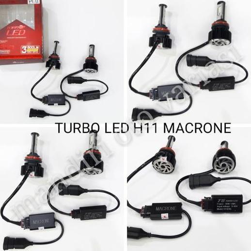 NEW LED TURBO H11 MACRONE