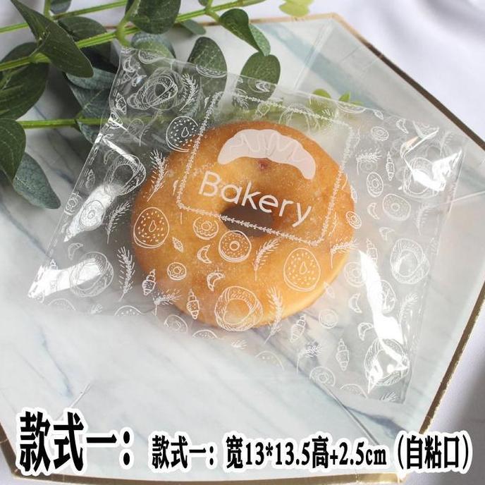 Letg- Bakindo Kantong Plastik Opp Roti / Kemasan Kue Bakery 100Pcs