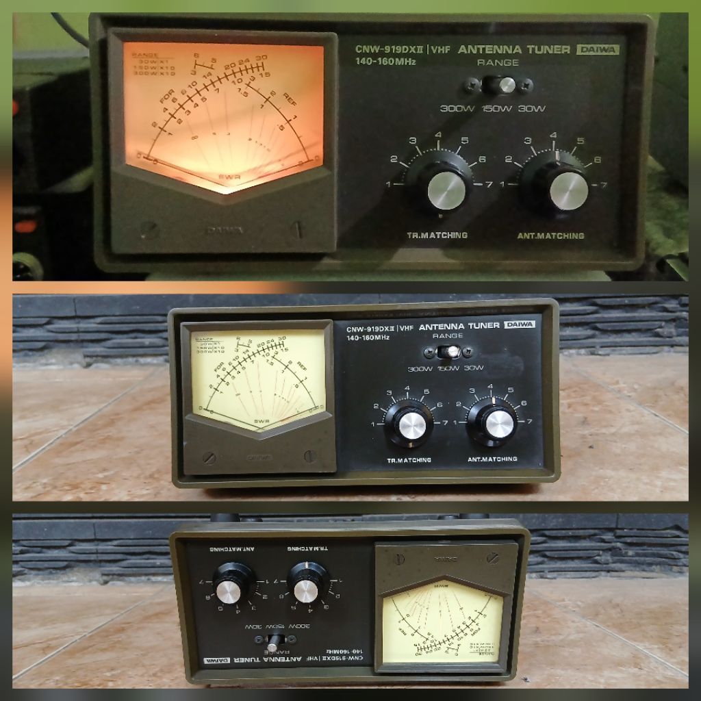 SWR POWER METER DAIWA CW-919 DXII VHF-HF MULUS ORIGINAL JAPAN
