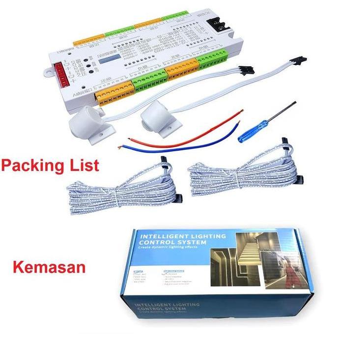 [] LED Motion Sensor Lampu Strip Sensor Gerak Tangga LED Fleksibel
