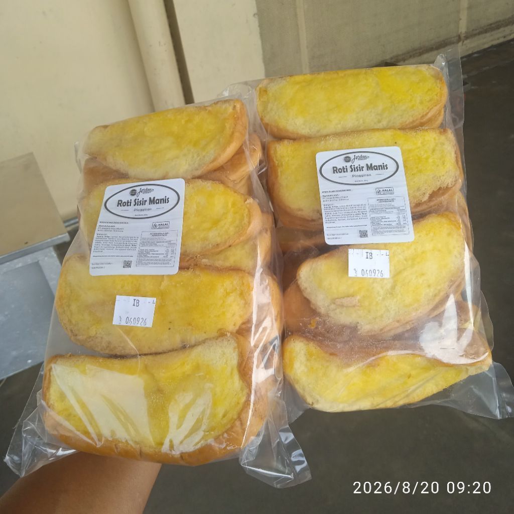 Roti Sisir Pinggiran Jordan Bakery (1pack)- Roti Sisir Pinggiran Manis