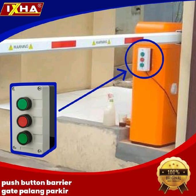 [] Tombol Push Button Portal  barrier gate palang parkir