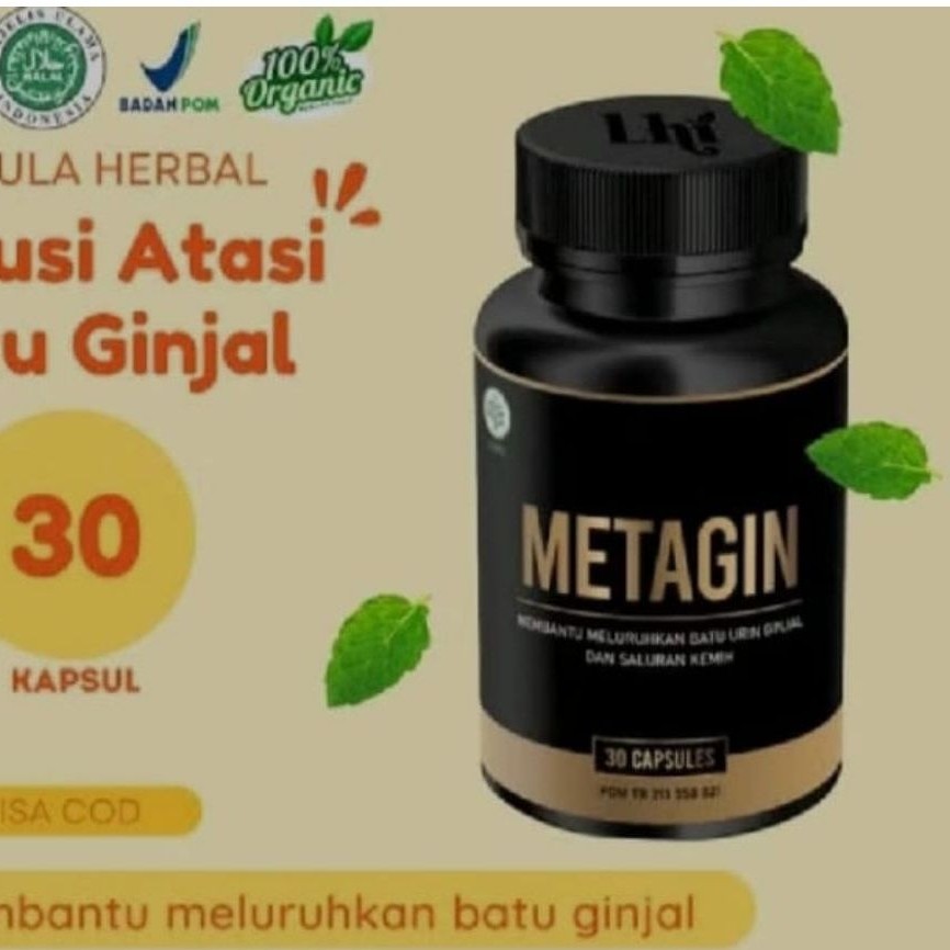 METAGIN asli herbal alami untuk penghancur batu ginjal