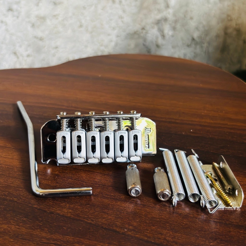 bridge tremolo ibanez SAT-10 fit original warna chrome - tremolo bridge 2pivot ibanez gio