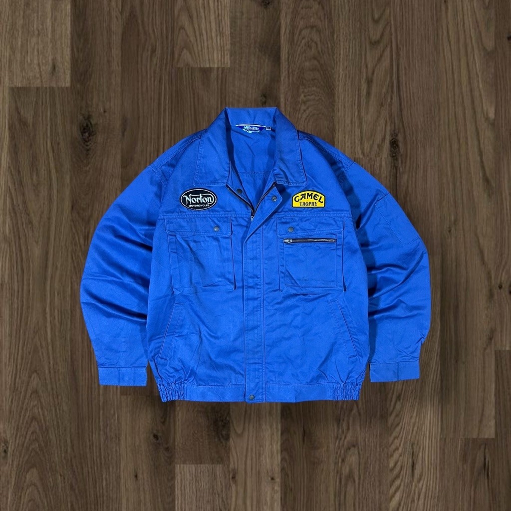 WORK JACKET NRTN CAMEL KURODARUMA JAPAN
