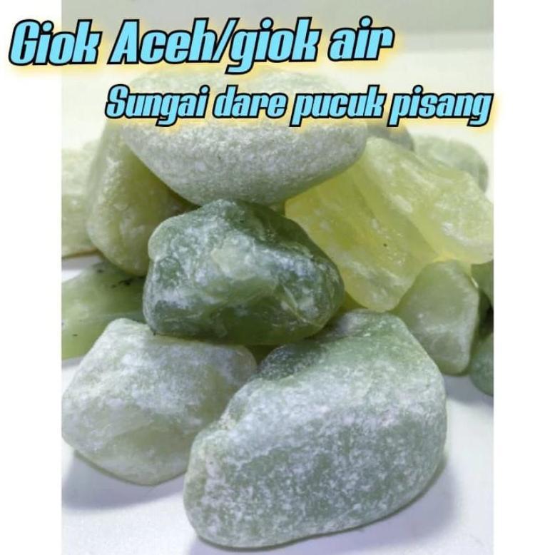 HOT DEALS Bahan batu akik batu kesehatan batu energi Giok aceh sungai dareh ROUGH.03